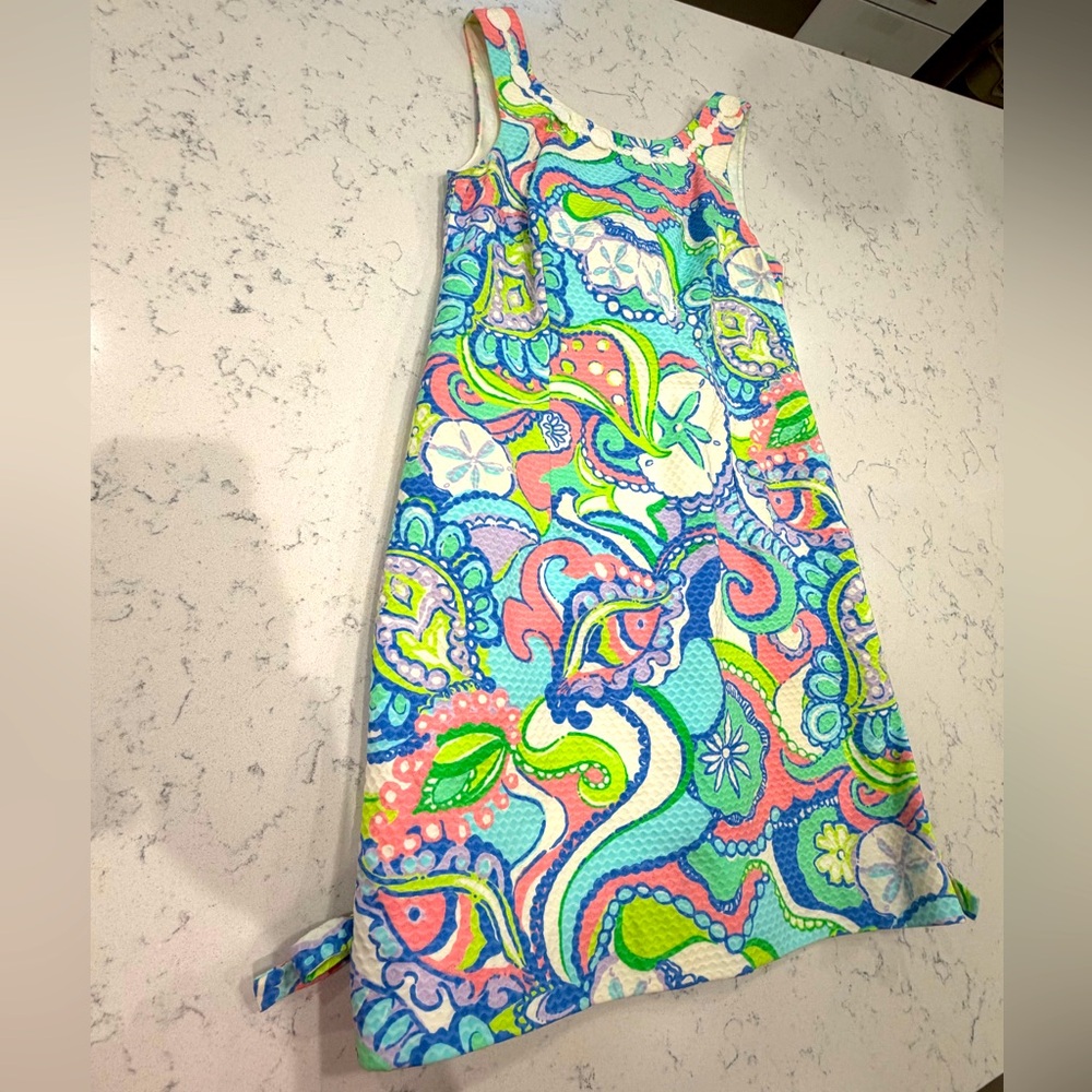 Lilly Pulitzer Cordelia Multicolor Shift Dress, Size 2